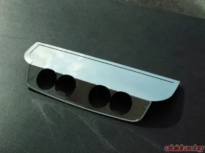 American Car Craft Exhaust Filler Panel BB RTE 66 4" Round Quad Polished Chevrolet Corvette C6 2005-2013 - ACC-042022