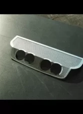 American Car Craft Exhaust Filler Panel BB RTE 66 4" Round Quad Perforated Chevrolet Corvette C6 2005-2013                                     - ACC-042023 - Image 2