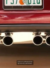 American Car Craft Exhaust Filler Panel Flomaster Quad Polished Chevrolet Corvette C6 2005-2013                                     - ACC-042025 - Image 2