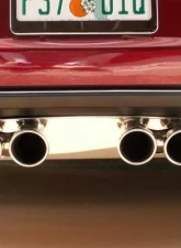 American Car Craft Exhaust Filler Panel Flomaster Quad Polished Chevrolet Corvette C6 2005-2013                                     - ACC-042025 - Image 3