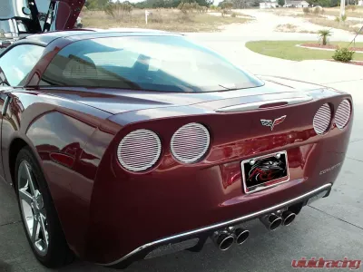 American Car Craft Rear Classic Chrome Valance Trim Chevrolet Corvette C6 2005-2013 - ACC-042035