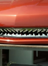 American Car Craft Polished Stainless Steel Shark Tooth Style Front Grille Chevrolet Corvette C6 2005-2013                                     - ACC-042039 - Image 3