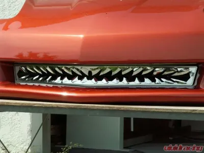 American Car Craft Polished Stainless Steel Shark Tooth Style Front Grille Chevrolet Corvette C6 2005-2013 - ACC-042039