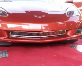 American Car Craft Front Grille Laser Mesh Chevrolet Corvette C6 2005-2013