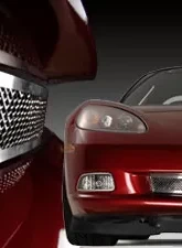 American Car Craft Front Grille Laser Mesh Chevrolet Corvette C6 2005-2013                                     - ACC-042041 - Image 3
