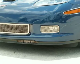 American Car Craft Air Dam Grilles Laser Mesh Chevrolet Corvette C6 Z06 | ZR1 | GS 2006-2013