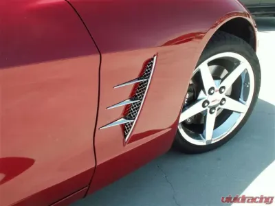 American Car Craft 8Pc Spears w/Laser Mesh Vents Chevrolet Corvette C6 2005-2013 - ACC-042050