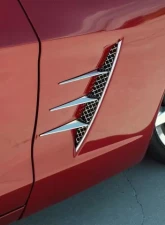 American Car Craft 8Pc Spears w/Laser Mesh Vents Chevrolet Corvette C6 2005-2013                                     - ACC-042050 - Image 2