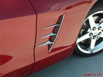 American Car Craft 8Pc Spears w/Laser Mesh Vents Chevrolet Corvette C6 2005-2013 - ACC-042050
