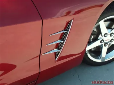 American Car Craft 8Pc Spears w/Laser Mesh Vents Chevrolet Corvette C6 2005-2013 - ACC-042050