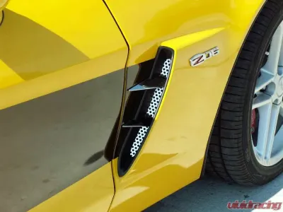 American Car Craft 6Pc Spears w/Perforated Front Vents Chevrolet Corvette C6 Z06 2006-2013 - ACC-042051