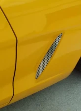 American Car Craft 2Pc Vent Grilles Perforated Side Chevrolet Corvette C6 2005-2013                                     - ACC-042052 - Image 3