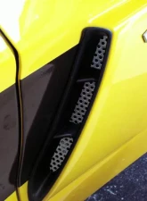 American Car Craft 2Pc Vent Grilles Perforated Front Side Chevrolet Corvette Z06 2006-2013                                     - ACC-042054 - Image 3