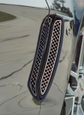 American Car Craft 2Pc Vent Grilles Laser Mesh Front Side Chevrolet Corvette Z06 2006-2013                                     - ACC-042055 - Image 3