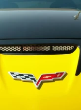 American Car Craft Hood Vent Grilles Perforated Chevrolet Corvette Z06 2006-2013                                     - ACC-042056 - Image 2