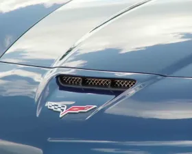 American Car Craft Hood Vent Grilles Laser Mesh Chevrolet Corvette Z06 2006-2013