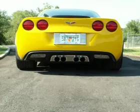 American Car Craft Reverse Light Covers Polished Billet Style Chevrolet Corvette C6 2005-2013