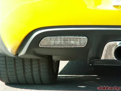 American Car Craft Reverse Light Covers Polished Billet Style Chevrolet Corvette C6 2005-2013 - ACC-042059