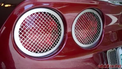 American Car Craft 4Pc Taillight Grilles Laser Mesh Chevrolet Corvette C6 2005-2013 - ACC-042064