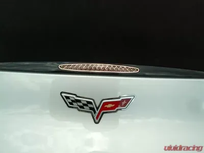 American Car Craft 5th Brake Light Trim Laser Mesh Chevrolet Corvette C6 2005-2013 - ACC-042065