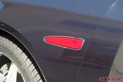 American Car Craft 4Pc Side Marker Bezels Polished Chevrolet Corvette C6 2005-2013 - ACC-042066