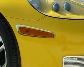 American Car Craft 4Pc Side Marker Bezels Polished Chevrolet Corvette C6 Z06 | ZR1 | GS 2006-2013