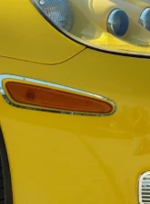 American Car Craft 4Pc Side Marker Bezels Polished Chevrolet Corvette C6 Z06 | ZR1 | GS 2006-2013                                     - ACC-042067 - Image 3