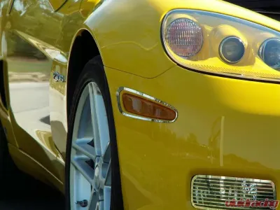 American Car Craft 4Pc Side Marker Bezels Polished Chevrolet Corvette C6 Z06 | ZR1 | GS 2006-2013 - ACC-042067
