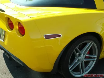 American Car Craft 4Pc Side Marker Bezels Polished Chevrolet Corvette C6 Z06 | ZR1 | GS 2006-2013 - ACC-042067