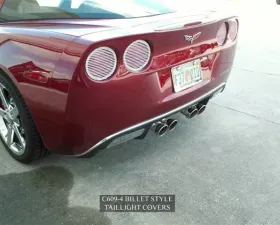 American Car Craft 4Pc Side Marker Bezels Polished Chevrolet Corvette C6 2006-2013