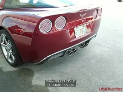 American Car Craft 4Pc Side Marker Bezels Polished Chevrolet Corvette C6 2006-2013 - ACC-042068