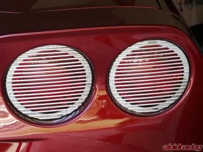 American Car Craft 4Pc Side Marker Bezels Polished Chevrolet Corvette C6 2006-2013 - ACC-042068