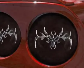 American Car Craft Tribal Skulls w/Blackout Kit 8Pc Chevrolet Corvette C6 2005-2013