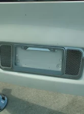 American Car Craft Tag Frame Perforated Chevrolet Corvette C6 2005-2013                                     - ACC-042078 - Image 2