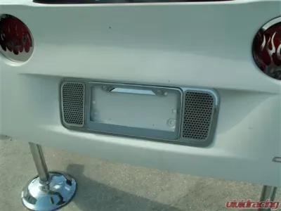 American Car Craft Tag Frame Perforated Chevrolet Corvette C6 2005-2013 - ACC-042078