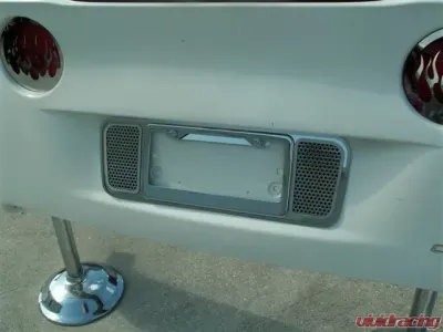 American Car Craft Tag Frame Perforated Chevrolet Corvette C6 2005-2013 - ACC-042078