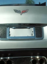 American Car Craft Tag Frame Laser Mesh Chevrolet Corvette C6 2005-2013                                     - ACC-042079 - Image 3