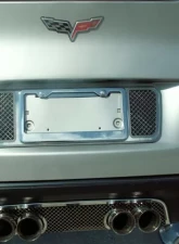 American Car Craft Tag Frame Laser Mesh Chevrolet Corvette C6 2005-2013                                     - ACC-042079 - Image 2