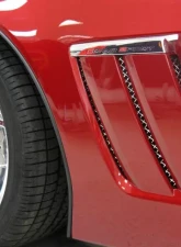 American Car Craft 6Pc Front Vent Grille Laser Mesh Side Chevrolet Corvette Grand Sport 2010-2013                                     - ACC-042082 - Image 2