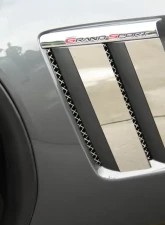 American Car Craft 6Pc Front Vent Grille Laser Mesh Side Chevrolet Corvette Grand Sport 2010-2013                                     - ACC-042082 - Image 3