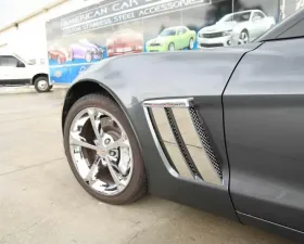 American Car Craft Polished Fender Trim Plates Chevrolet Corvette Grand Sport 2010-2013