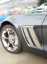 American Car Craft Polished Fender Trim Plates Chevrolet Corvette Grand Sport 2010-2013                                     - ACC-042084 - Image 3
