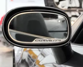 American Car Craft 2Pc Standard Mirror Trim Side View Corvette Style Chevrolet Corvette C6 2005-2013