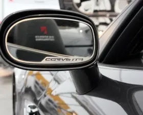 American Car Craft 2Pc Auto Dim Mirror Trim Side View Corvette Style Chevrolet Corvette C6 2005-2013