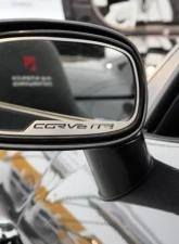 American Car Craft 2Pc Auto Dim Mirror Trim Side View Corvette Style Chevrolet Corvette C6 2005-2013                                     - ACC-042088 - Image 2