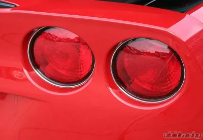 American Car Craft 4Pc Taillight Chrome Vinyl Trim Kit Chevrolet Corvette C6 2005-2013 - ACC-042089