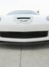 American Car Craft Grille Laser Mesh Front; Z06 Black Powder Coat Stealth Chevrolet Corvette C6 Z06 | ZR1 | GS 2006-2013                                     - ACC-042094 - Image 2