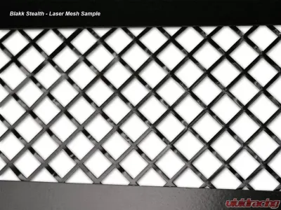American Car Craft Grille Laser Mesh Front; Z06 Black Powder Coat Stealth Chevrolet Corvette C6 Z06 | ZR1 | GS 2006-2013 - ACC-042094