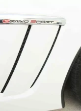 American Car Craft Vent Grille Laser Mesh Side 6Pc Front Black Powder Coat Stealth Chevrolet Corvette Grand Sport 2010-2013                                     - ACC-042095 - Image 3