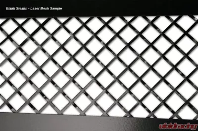 American Car Craft 2Pc Black Powder Coat Stealth Vent Grilles Laser Mesh Side Chevrolet Corvette C6 2005-2013 - ACC-042096